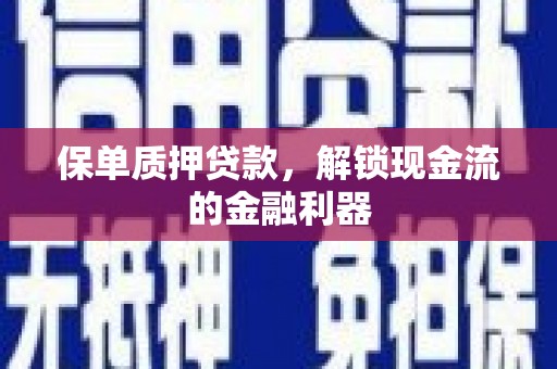 士林保单质押贷款，解锁现金流的金融利器