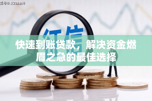 士林快速到账贷款，解决资金燃眉之急的最佳选择