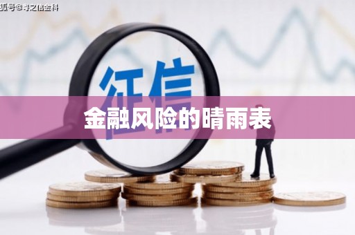 士林金融风险的晴雨表
