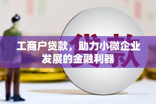 士林工商户贷款，助力小微企业发展的金融利器