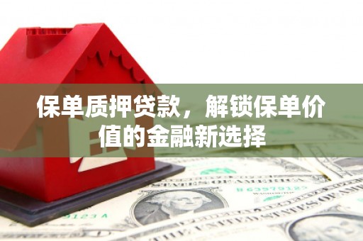 士林保单质押贷款，解锁保单价值的金融新选择