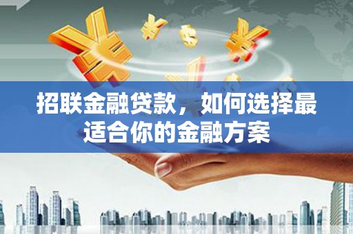 士林招联金融贷款，如何选择最适合你的金融方案