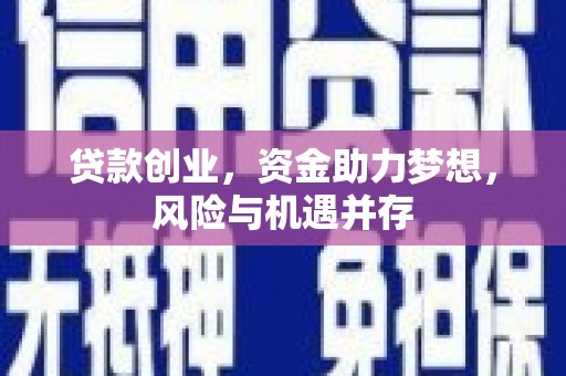 士林贷款创业，资金助力梦想，风险与机遇并存
