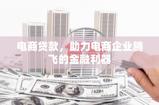 士林电商贷款，助力电商企业腾飞的金融利器