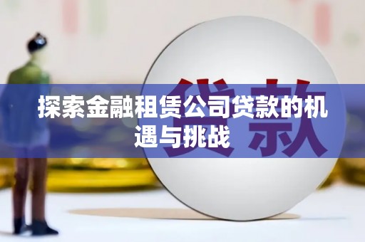 士林探索金融租赁公司贷款的机遇与挑战