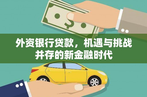 士林外资银行贷款，机遇与挑战并存的新金融时代