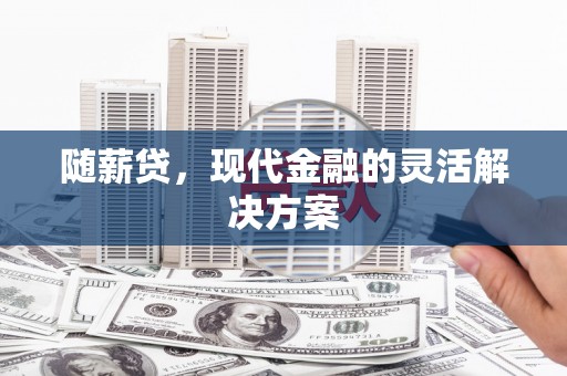 士林随薪贷，现代金融的灵活解决方案