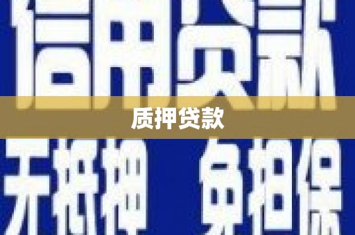 士林质押贷款