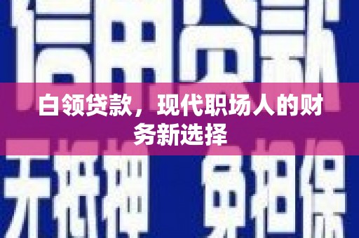 士林白领贷款，现代职场人的财务新选择
