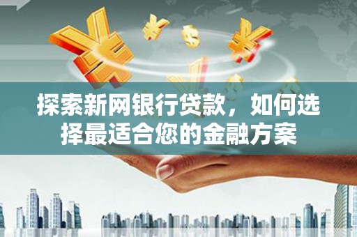 士林探索新网银行贷款，如何选择最适合您的金融方案