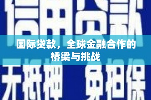 士林国际贷款，全球金融合作的桥梁与挑战