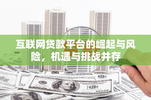 士林互联网贷款平台的崛起与风险，机遇与挑战并存
