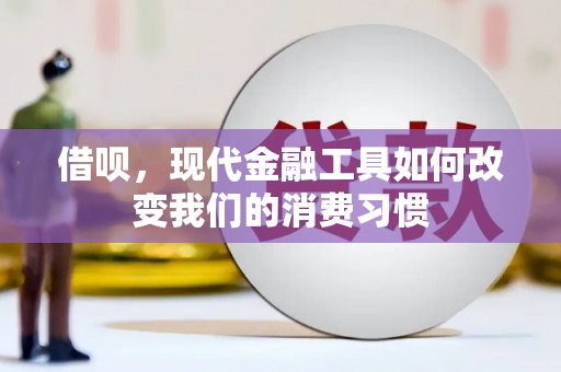 士林借呗，现代金融工具如何改变我们的消费习惯