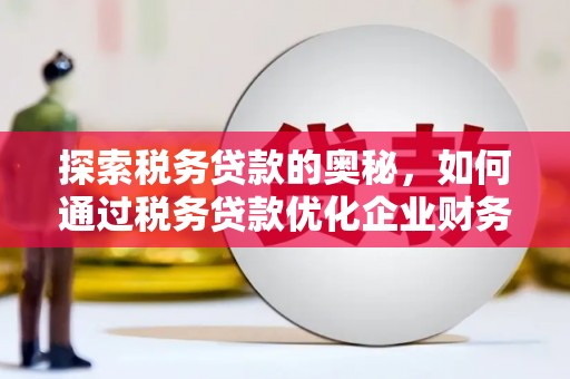 士林探索税务贷款的奥秘，如何通过税务贷款优化企业财务