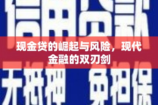 士林现金贷的崛起与风险，现代金融的双刃剑