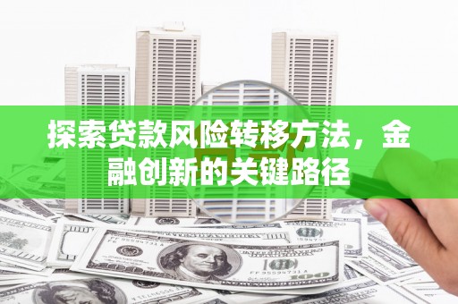 士林探索贷款风险转移方法，金融创新的关键路径