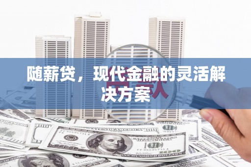 士林随薪贷，现代金融的灵活解决方案