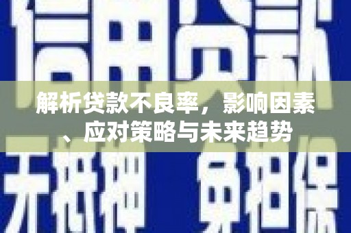士林解析贷款不良率，影响因素、应对策略与未来趋势