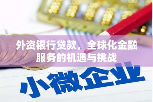 士林外资银行贷款，全球化金融服务的机遇与挑战