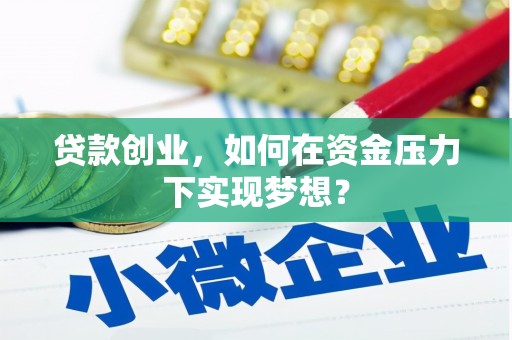 士林贷款创业，如何在资金压力下实现梦想？