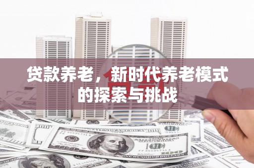 士林贷款养老，新时代养老模式的探索与挑战