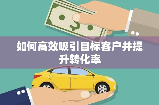 士林如何高效吸引目标客户并提升转化率