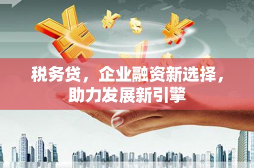 士林税务贷，企业融资新选择，助力发展新引擎