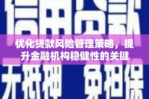 士林优化贷款风险管理策略，提升金融机构稳健性的关键
