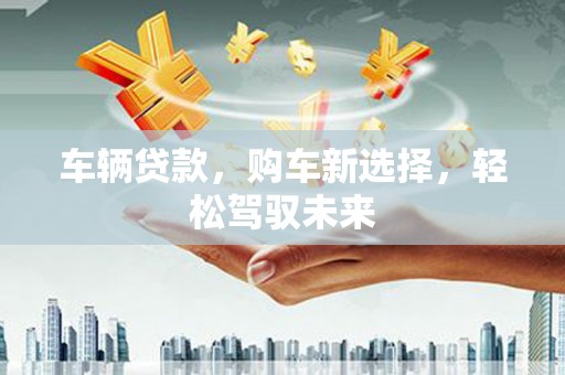 士林车辆贷款，购车新选择，轻松驾驭未来