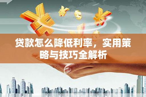 士林贷款怎么降低利率，实用策略与技巧全解析