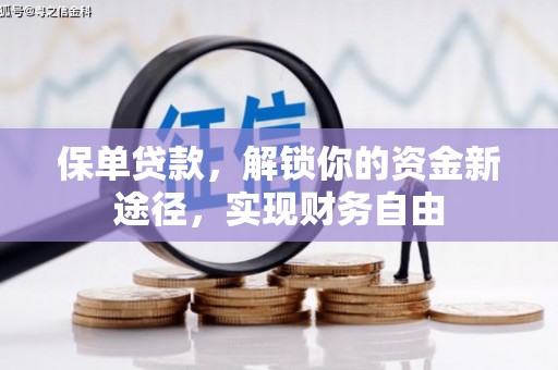 士林保单贷款，解锁你的资金新途径，实现财务自由