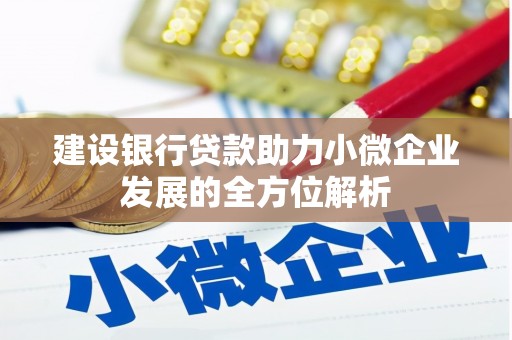 士林建设银行贷款助力小微企业发展的全方位解析