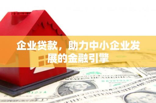 士林企业贷款，助力中小企业发展的金融引擎