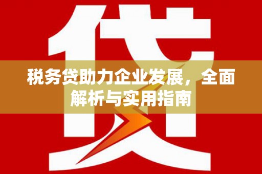 士林税务贷助力企业发展，全面解析与实用指南