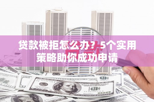 士林贷款被拒怎么办？5个实用策略助你成功申请