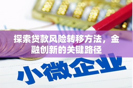 士林探索贷款风险转移方法，金融创新的关键路径