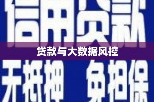 士林贷款与大数据风控