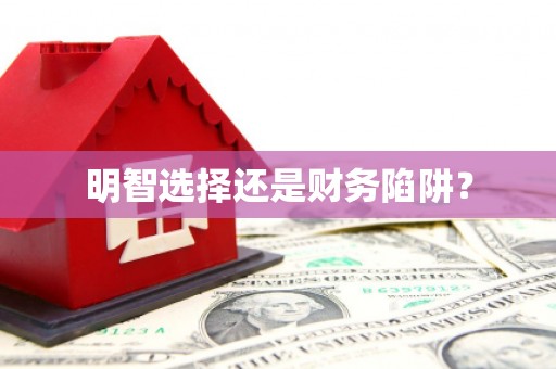 士林明智选择还是财务陷阱？