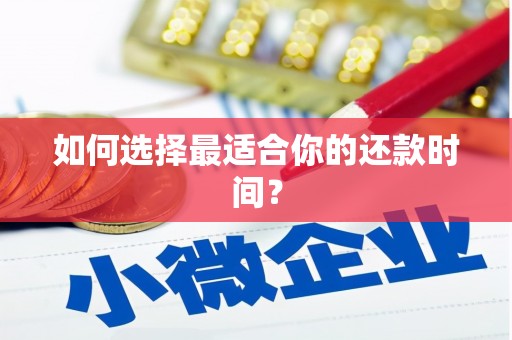 士林如何选择最适合你的还款时间？
