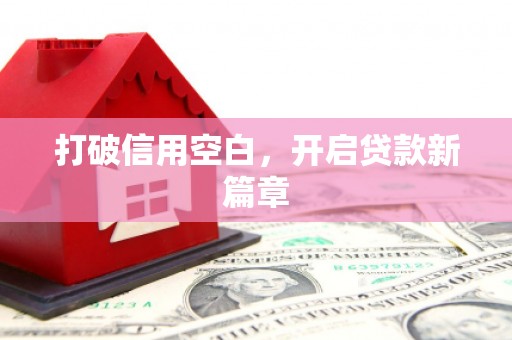 士林打破信用空白，开启贷款新篇章